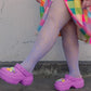 Thigh's the Limit Fishnets - Time Warp - Periwinkle