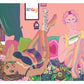 Rainbow Chilling Postcard