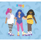 Rollerskating Postcard