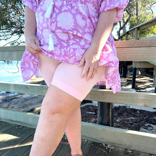 Stay Cool Chub Rub Shorts - Petale de Rose