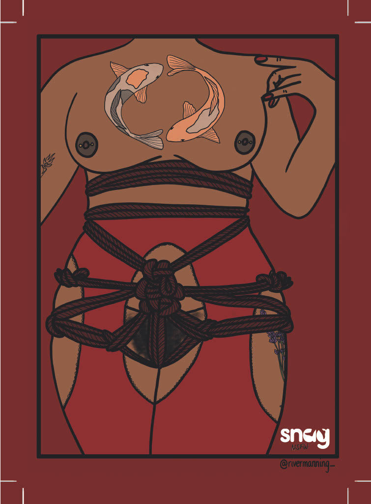 Shibari Postcard