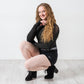 Convertible Dance Tights - Ballet Pink