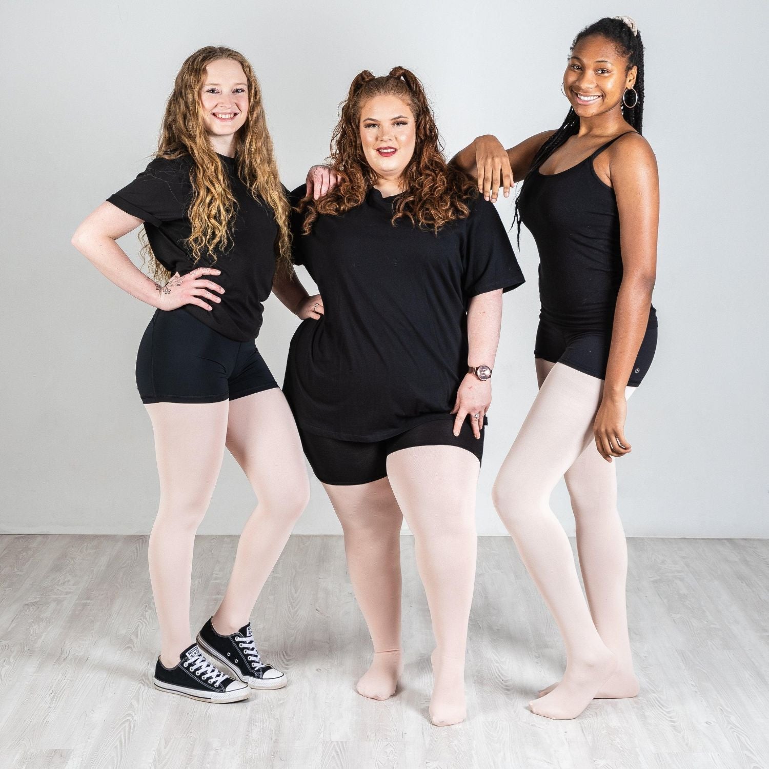 Convertible Dance Tights - Ballet Pink