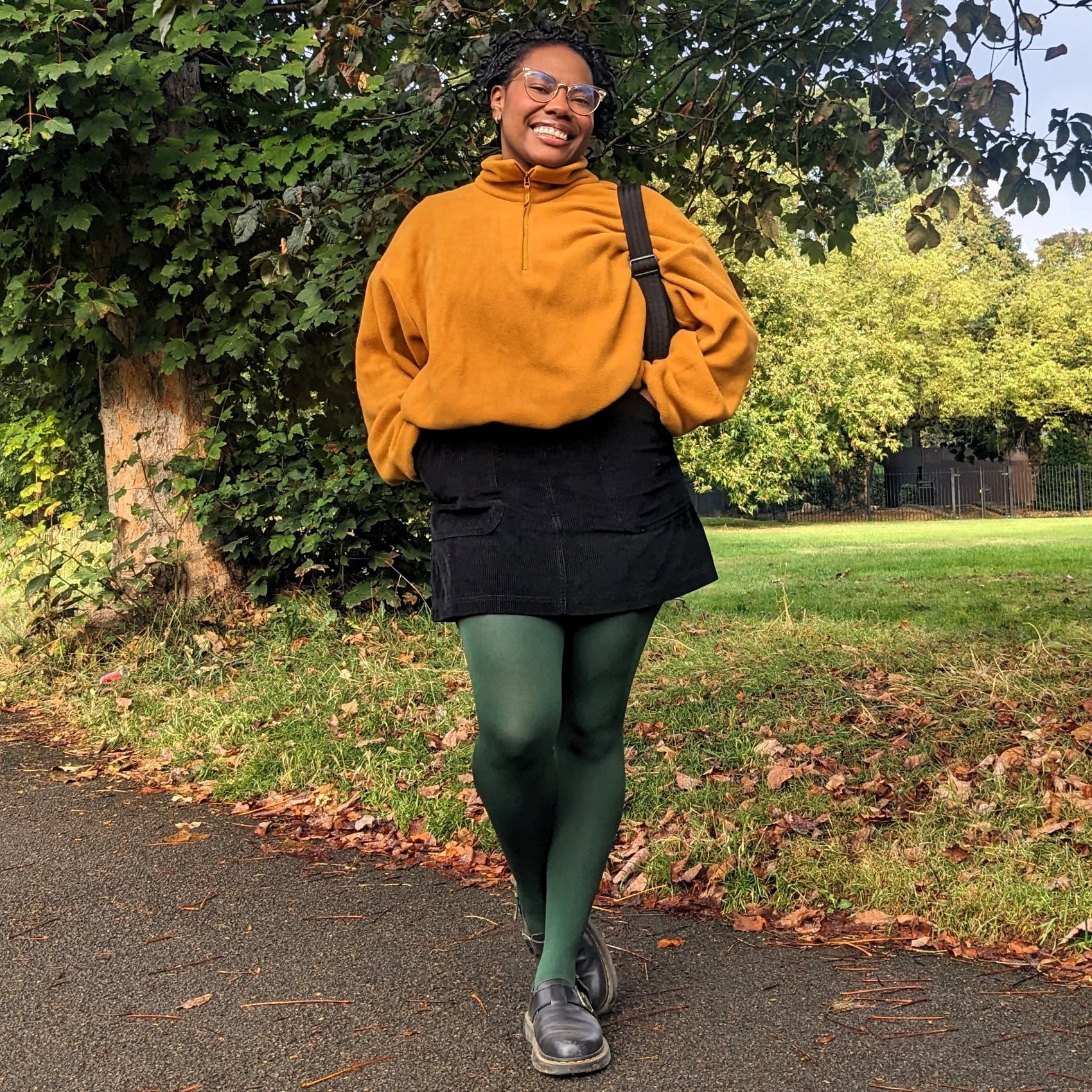 120 Denier Tights - Hit the Bottle Green