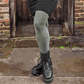 Grannies Cable Knit Wool Tights (V1) - Peace
