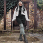 Grannies Cable Knit Wool Tights (V1) - Peace