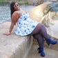 30 Denier Sheer Tights (V2)  - Navy
