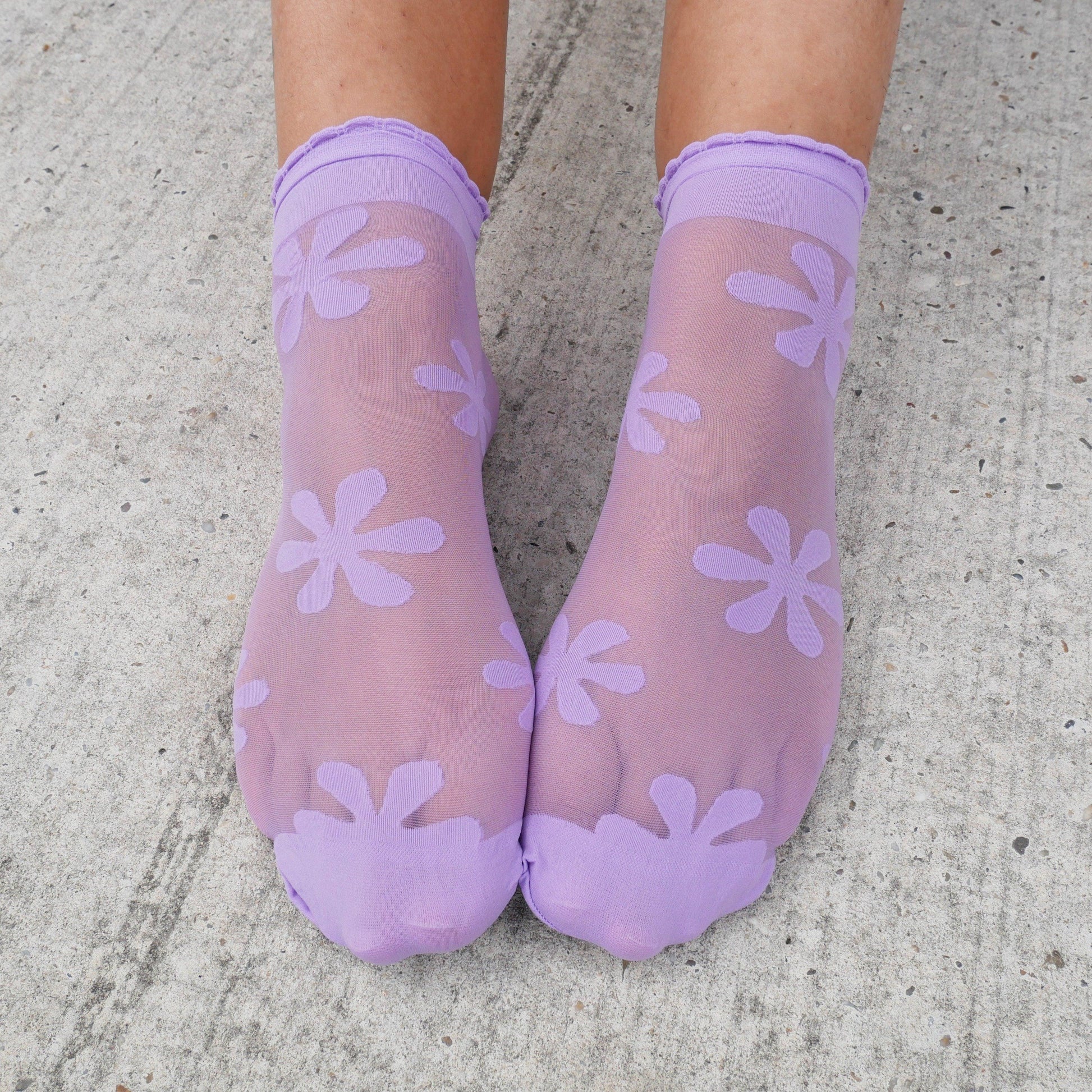 Socks - Ankle Sock Pop - Cassis De Violet