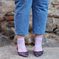 Socks - Ankle Sock Pop - Cassis De Violet