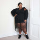 Socks - Ankle Sock Wafer - Black