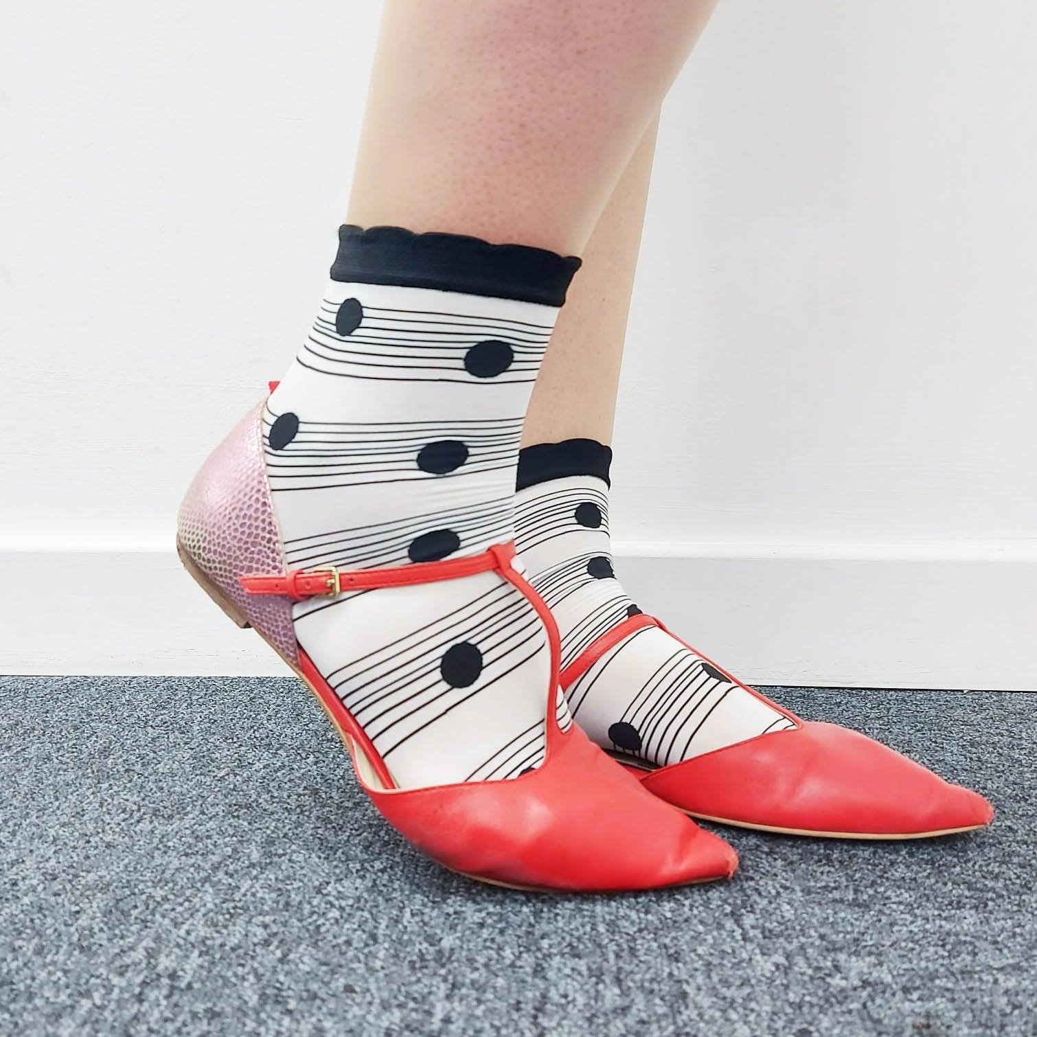 Socks - Ankle Sock Wafer - Black