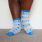 Socks - Ankle Sock Wafer - Ocean
