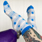 Socks - Ankle Sock Wafer - Ocean