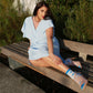 Socks - Ankle Sock Wafer - Ocean