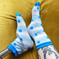 Socks - Ankle Sock Wafer - Ocean