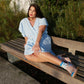 Socks - Ankle Sock Wafer - Ocean