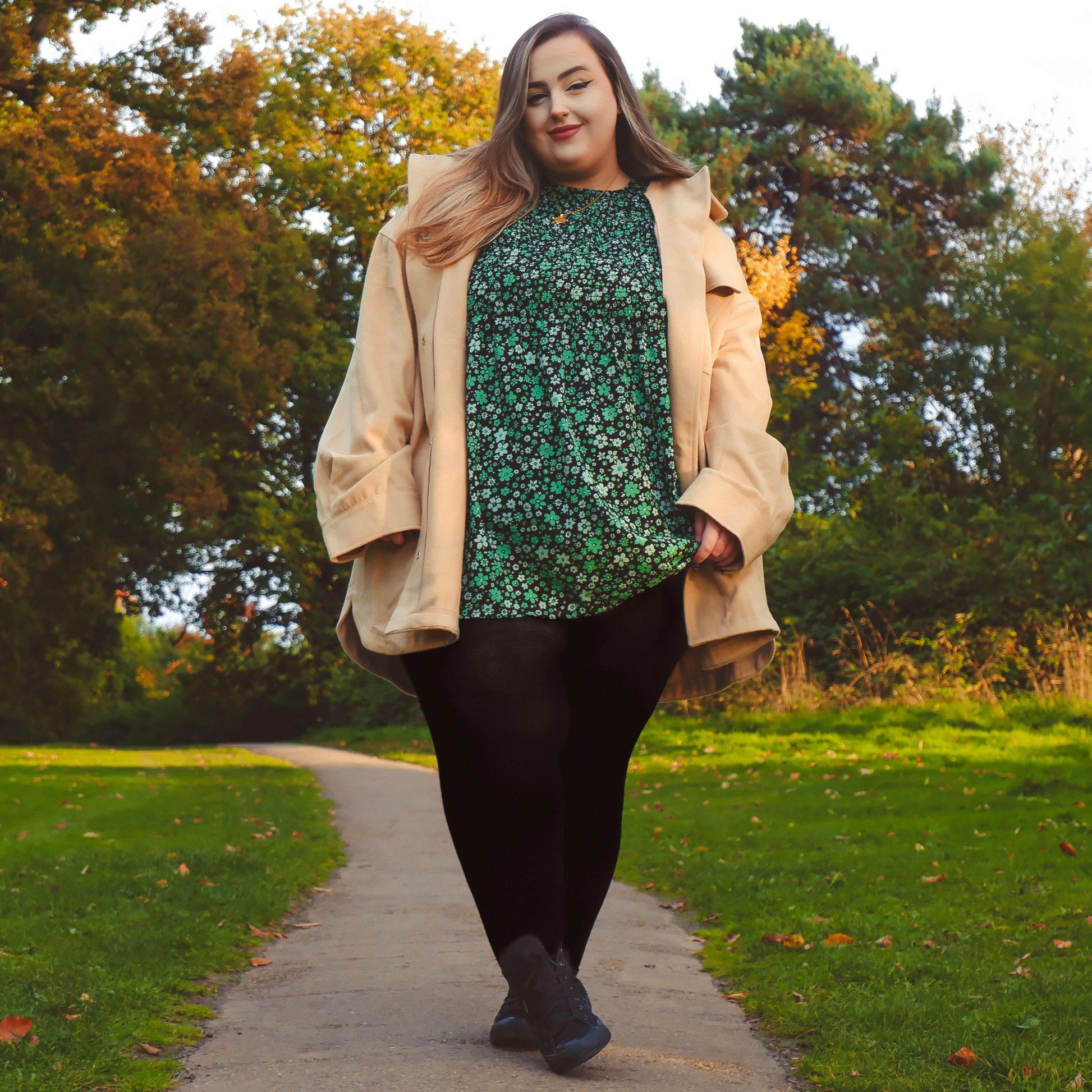 Bamboo Tights - Panda - Black - Snag