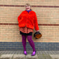 Bamboo Tights - Panda - Figgy Pudding - Snag