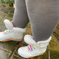 Merino Wool Tights - Silver Lining