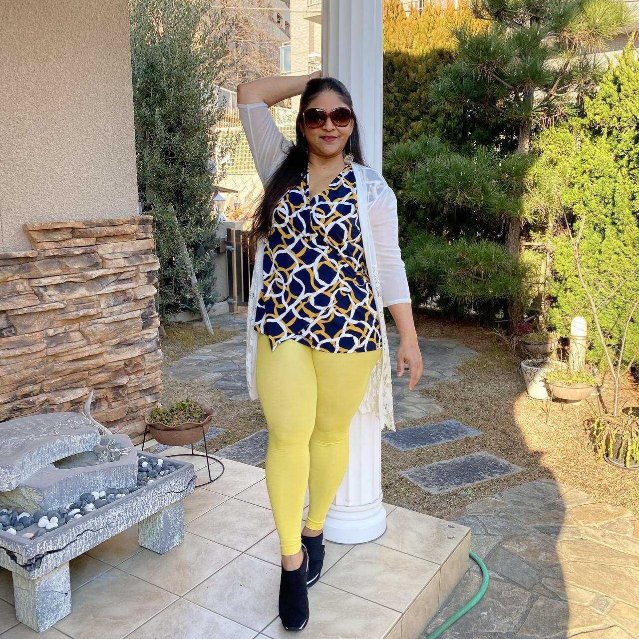 Core Tights - 80 Denier Footless Tights - Lemon Sherbet