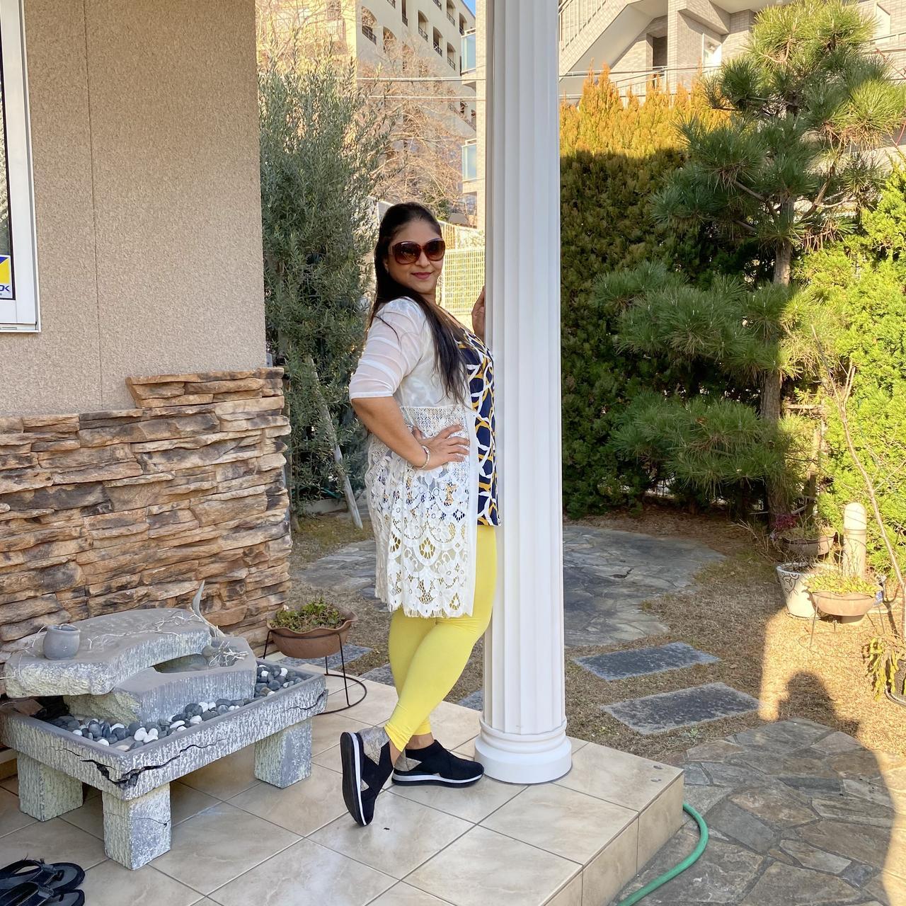 Core Tights - 80 Denier Footless Tights - Lemon Sherbet