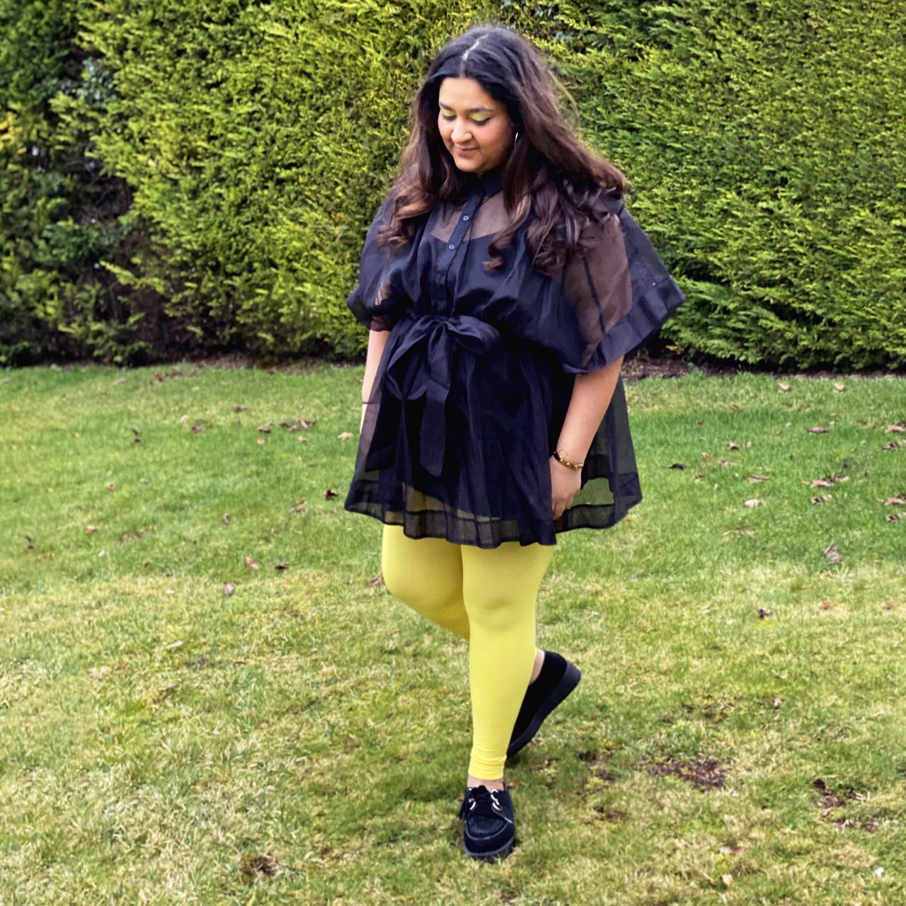 Core Tights - 80 Denier Footless Tights - Lemon Sherbet