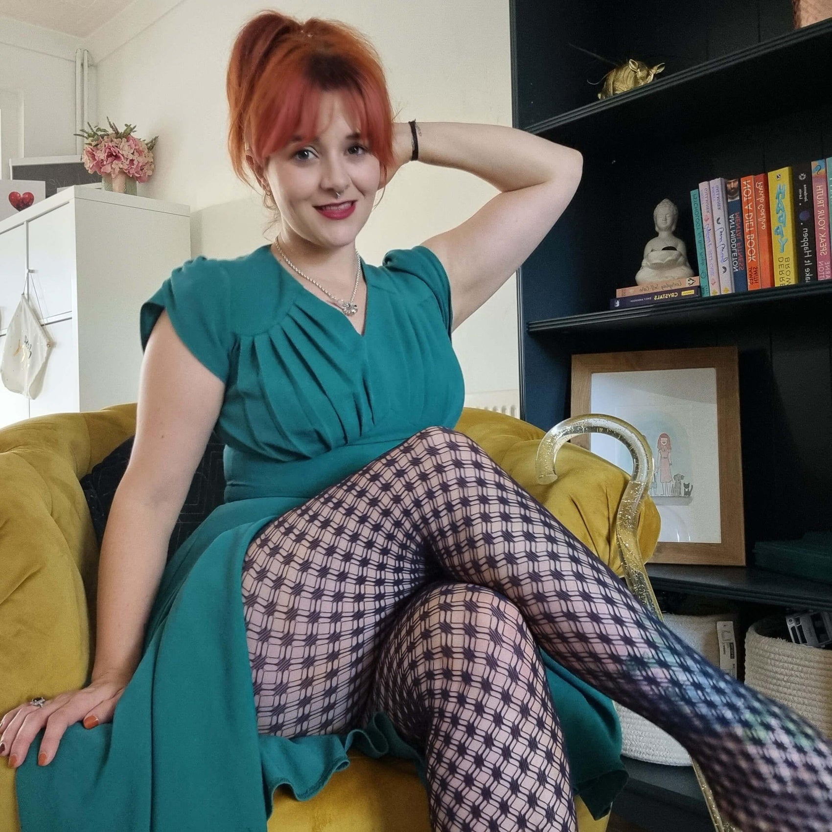 Fishnets - Stars - Navy - Snag