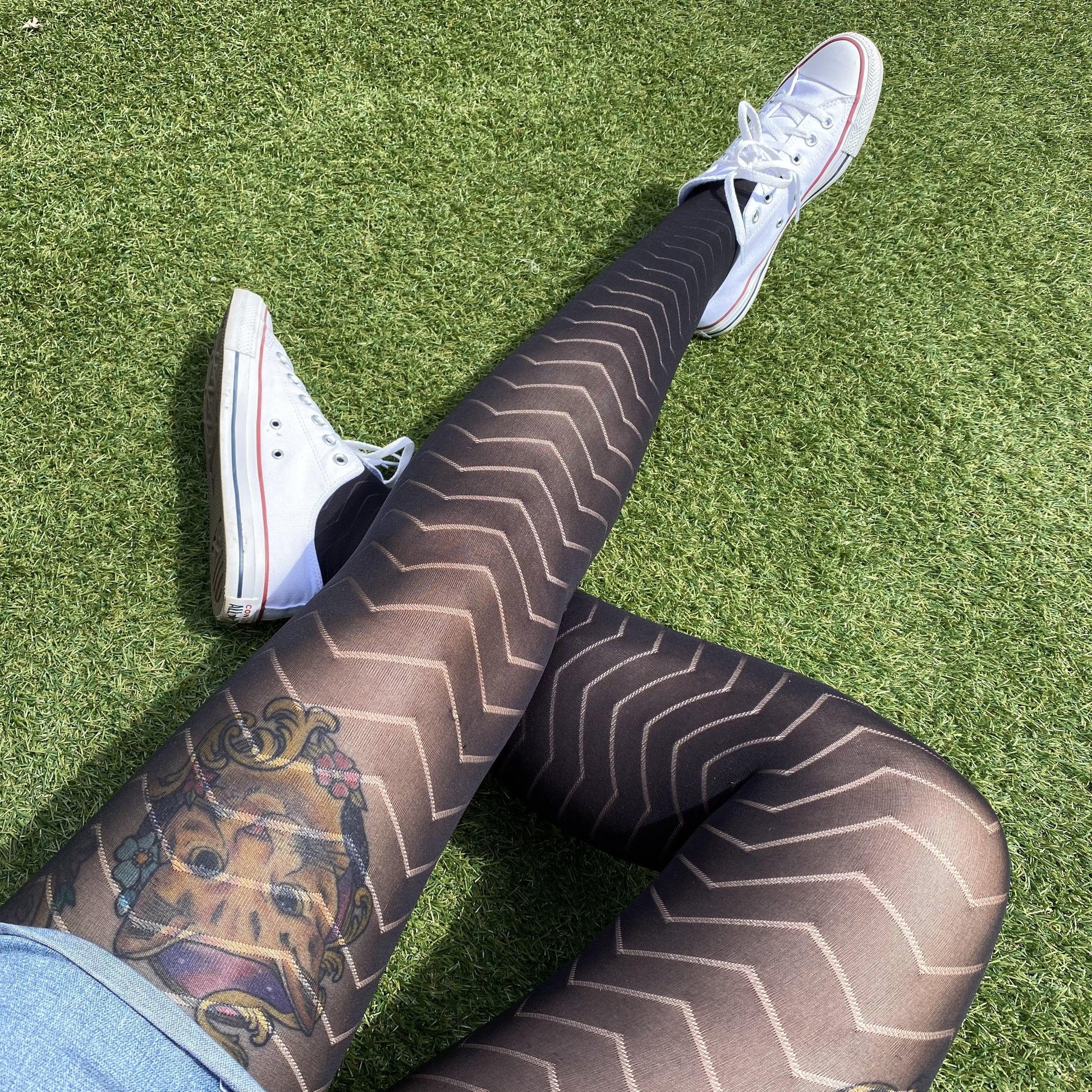 Lace Tights - New Wave - Snag