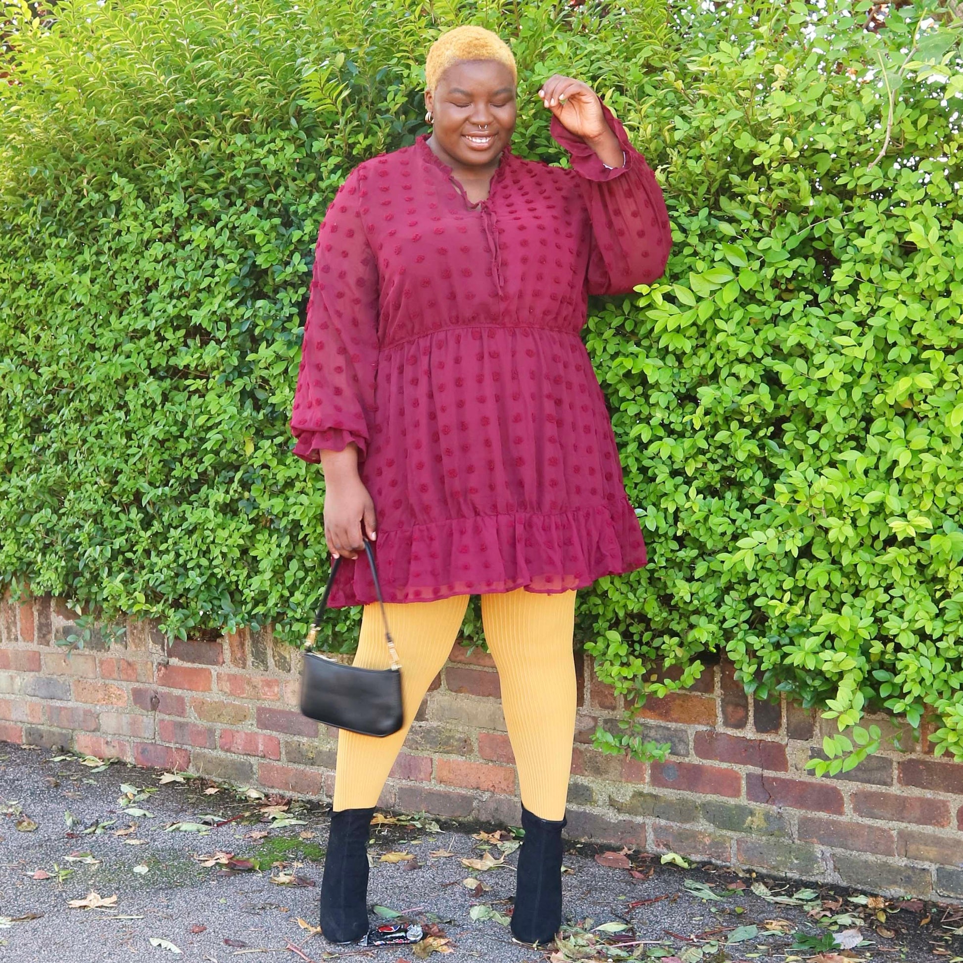 LE Tights - Ribbed Tights - Colonel Mustard