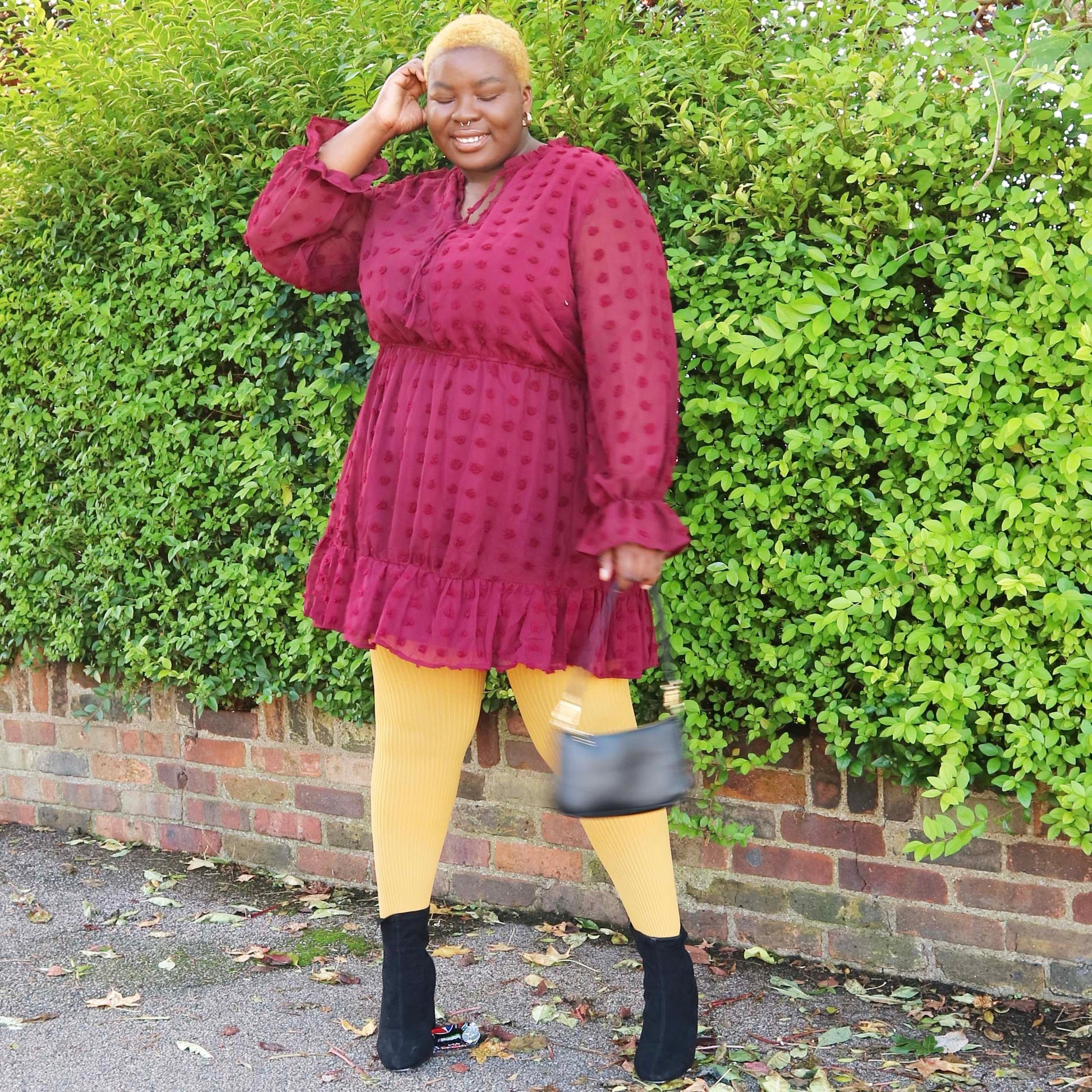 LE Tights - Ribbed Tights - Colonel Mustard