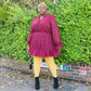 LE Tights - Ribbed Tights - Colonel Mustard