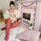 LE Tights - Ribbed Tights - Hot Toddy