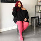 LE Tights - Ribbed Tights - Hot Toddy