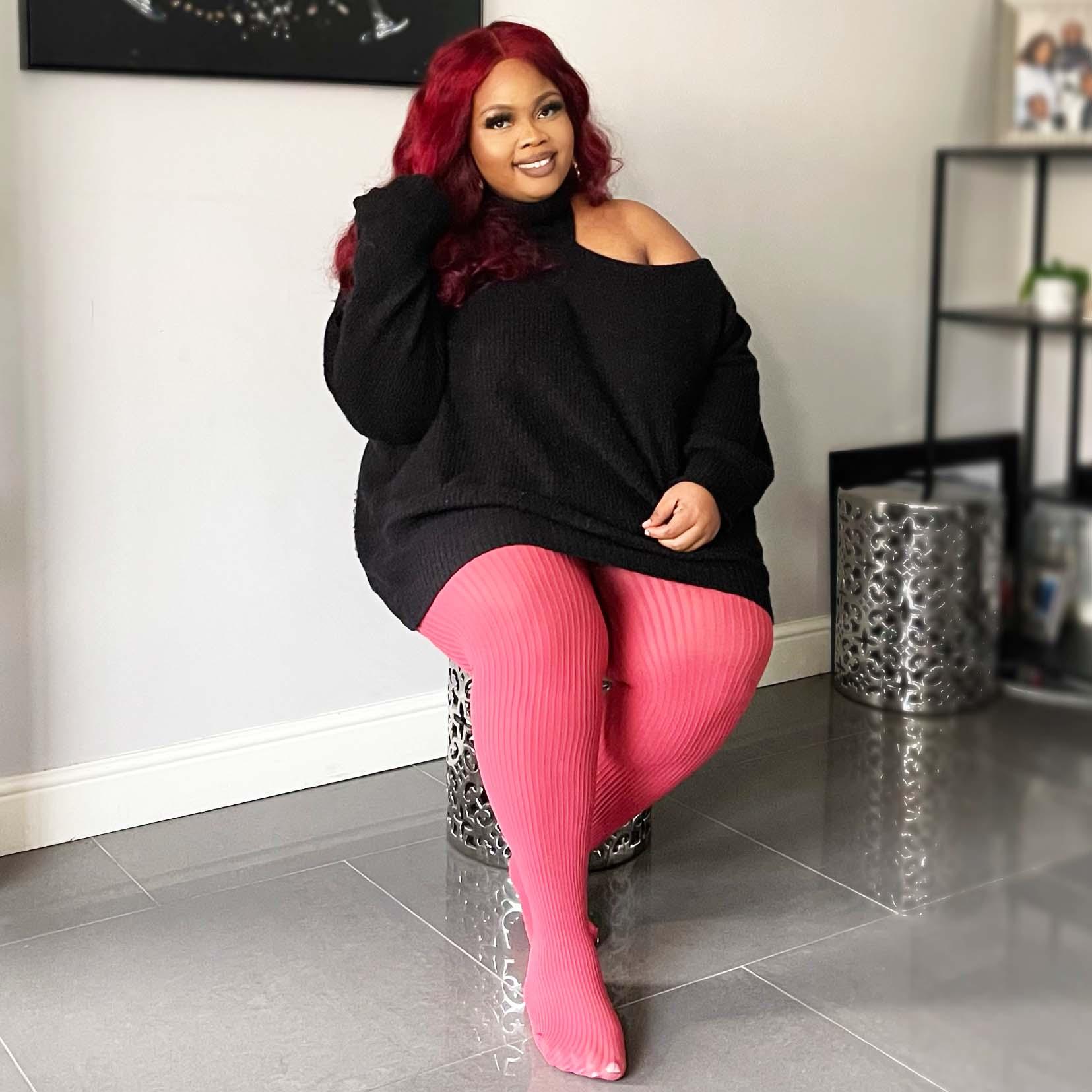 LE Tights - Ribbed Tights - Hot Toddy