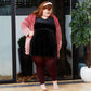 Merino Wool Footless Tights - Red Velvet Cake - Snag