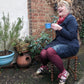 Merino Wool Footless Tights - Red Velvet Cake - Snag