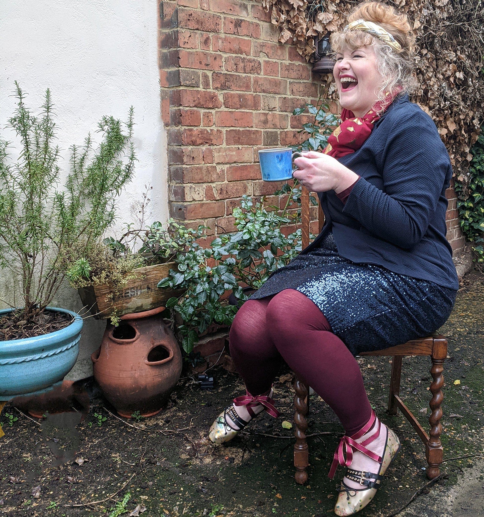 Merino Wool Footless Tights - Red Velvet Cake - Snag