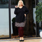 Merino Wool Footless Tights - Red Velvet Cake - Snag