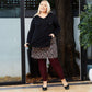 Merino Wool Footless Tights - Red Velvet Cake - Snag