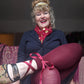 Merino Wool Footless Tights - Red Velvet Cake - Snag