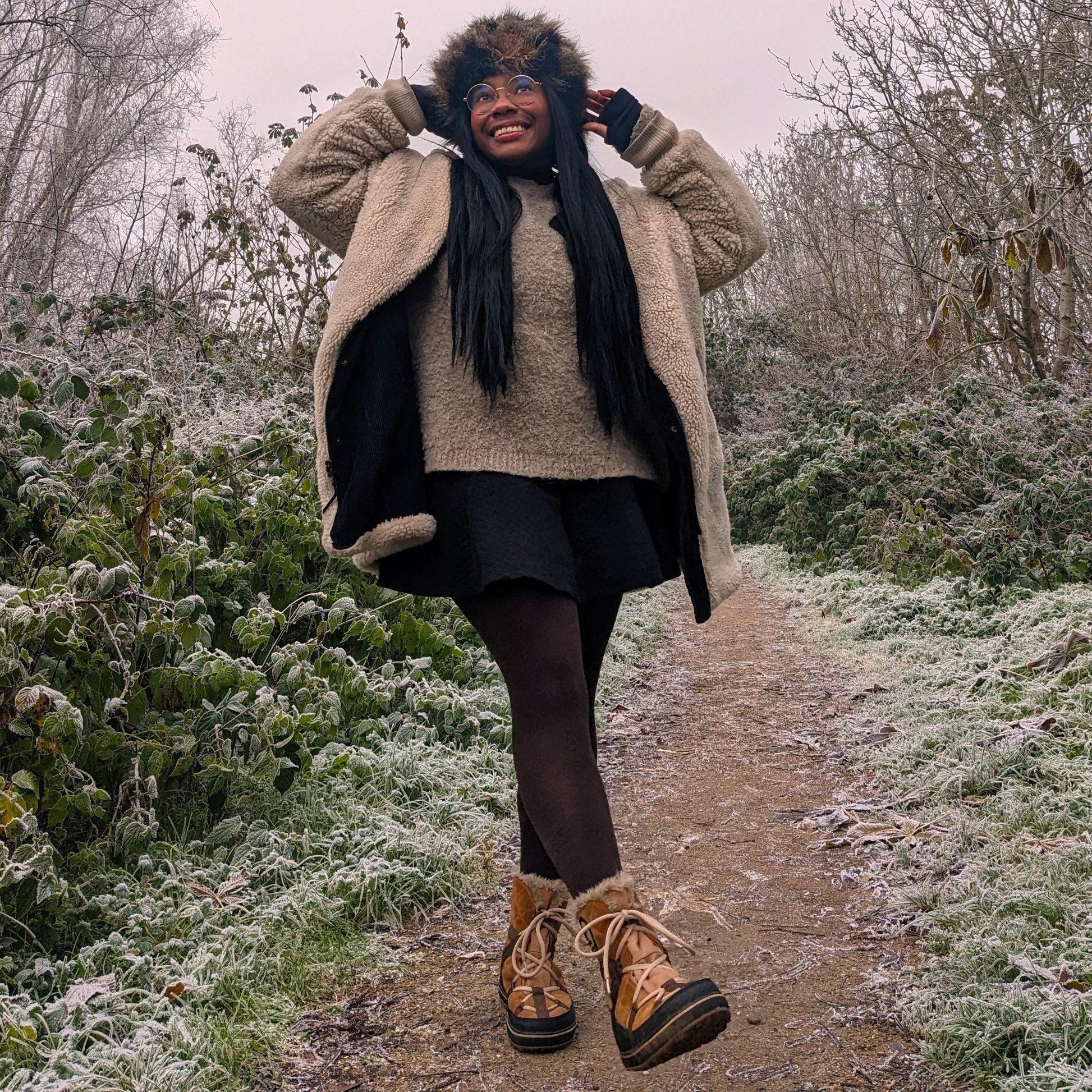 Merino Wool Tights - Bear - Snag