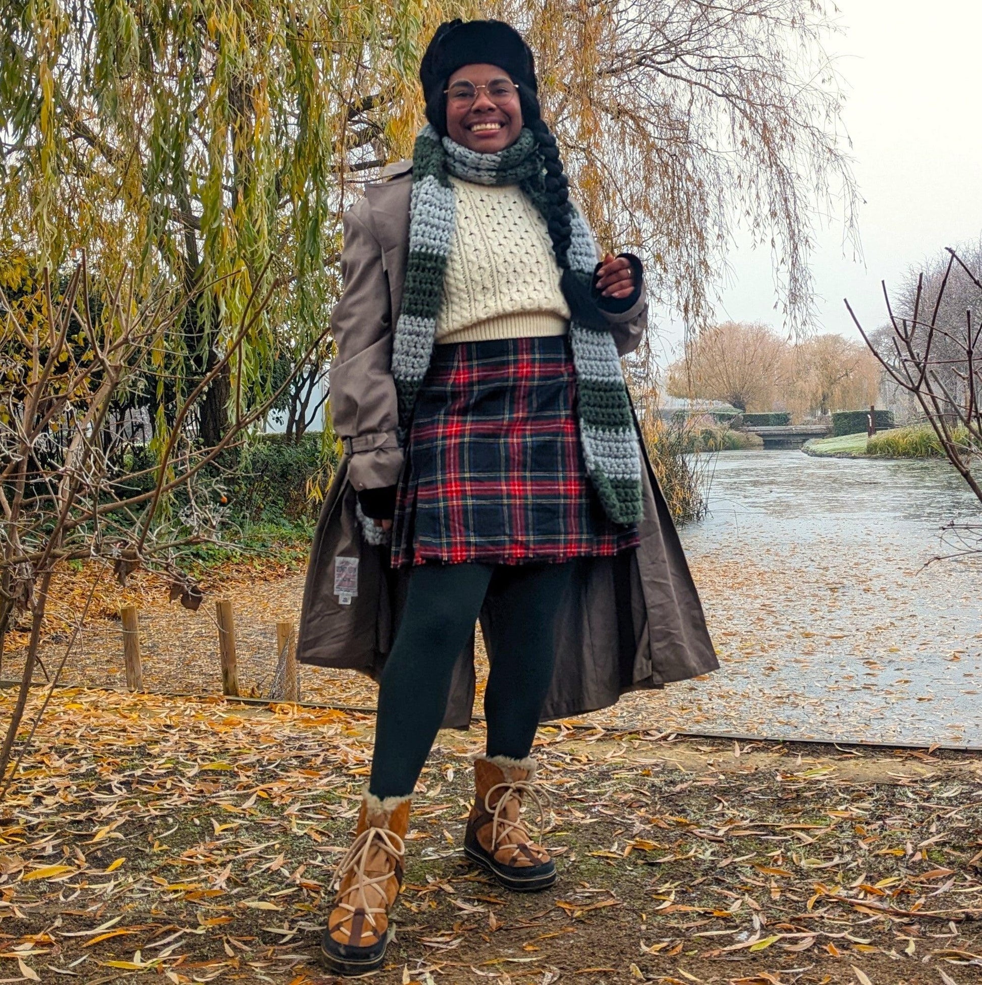 Merino Wool Tights - Crocodile - Snag