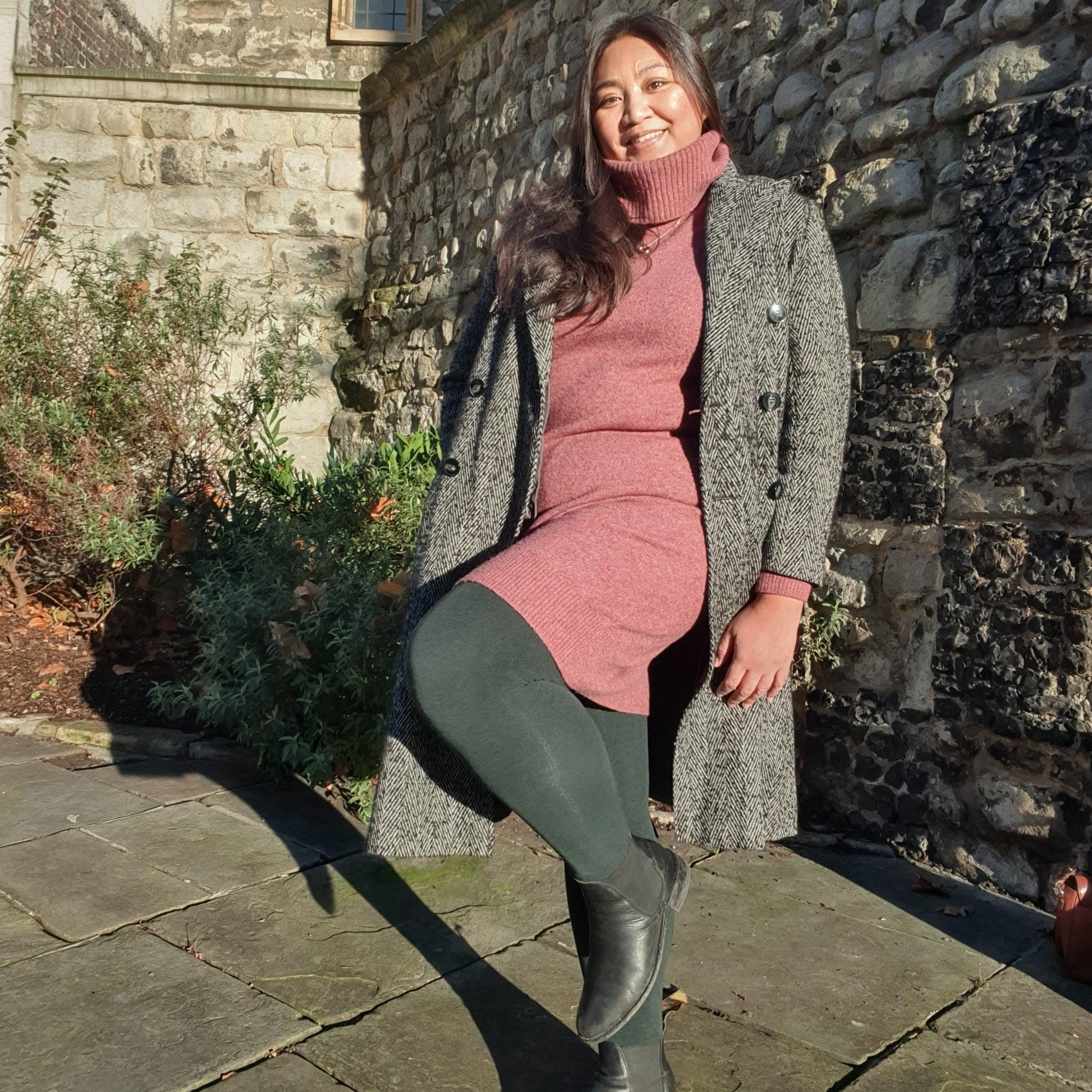 Merino Wool Tights - Crocodile - Snag