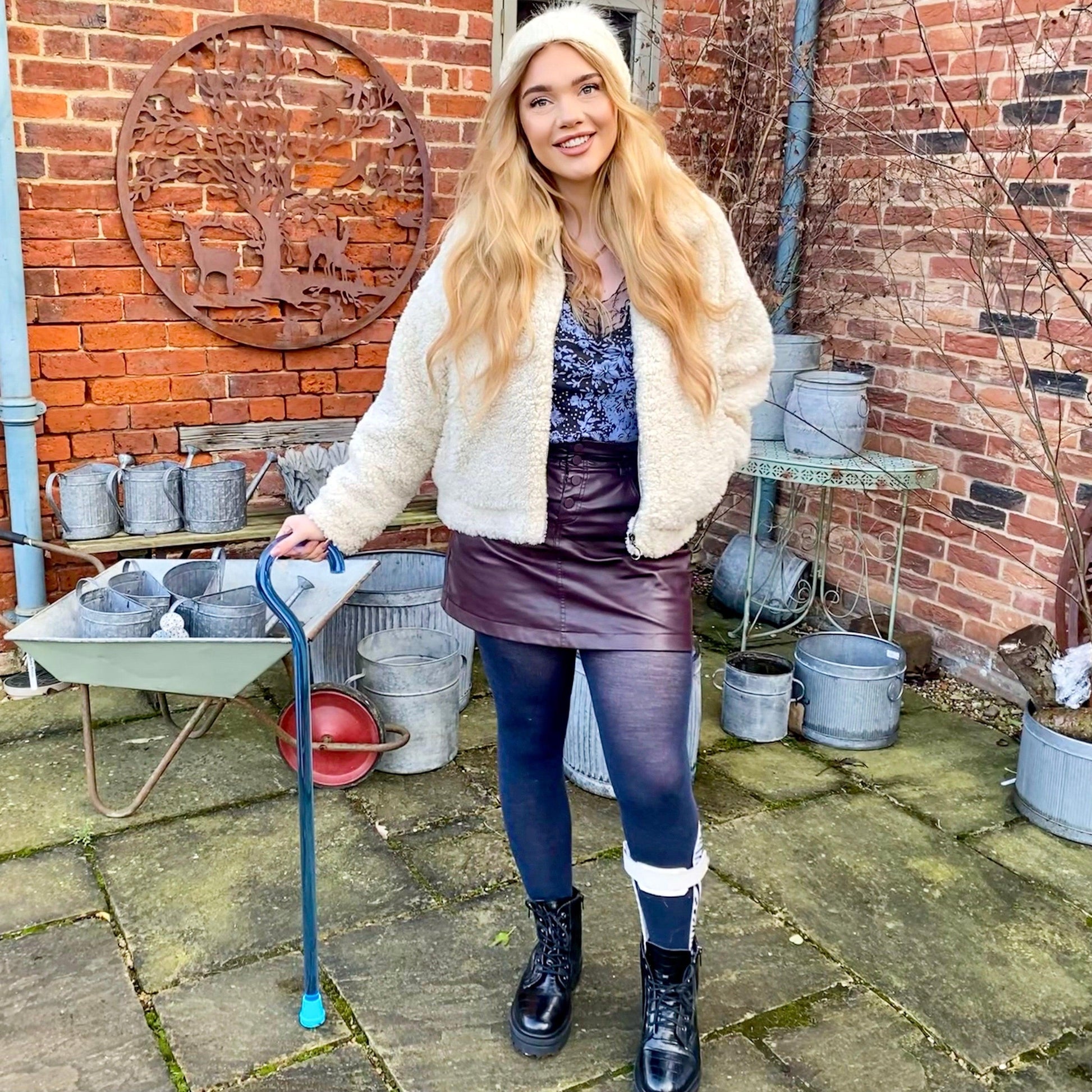 Merino Wool Tights - Royal Navy - Snag