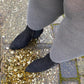 Merino Wool Tights - Silver Lining