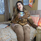 Thigh High Socks - Sand Dollar