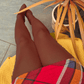 80 Denier Tights - Root Beer