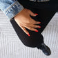 Ribbed Cashmere Tights - Black - Snag