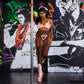 Sheer Mock Garter - Burlesque - Praline - Snag