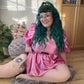 Sheer Mock Garter - Burlesque - Vanilla Marshmallow - Snag